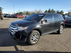 Salvage cars for sale at Denver, CO auction: 2014 Ford Edge Limited