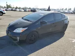 Salvage cars for sale at Rancho Cucamonga, CA auction: 2015 Toyota Prius