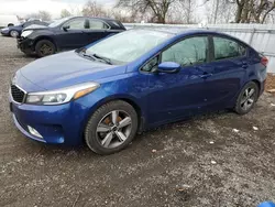 Salvage cars for sale at London, ON auction: 2018 KIA Forte LX