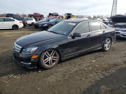 Salvage cars for sale at Windsor, NJ auction: 2013 Mercedes-Benz C 300 4matic