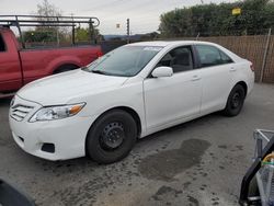 Salvage cars for sale from Copart San Martin, CA: 2010 Toyota Camry Base