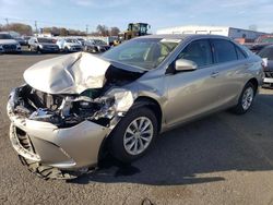 Salvage cars for sale at New Britain, CT auction: 2017 Toyota Camry LE