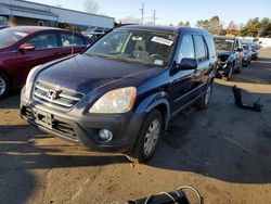 Salvage cars for sale from Copart New Britain, CT: 2006 Honda CR-V EX