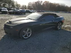 Chevrolet Camaro lt salvage cars for sale: 2012 Chevrolet Camaro LT