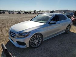 Salvage cars for sale at San Antonio, TX auction: 2016 Mercedes-Benz C300