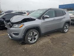 Salvage cars for sale from Copart Woodhaven, MI: 2018 Jeep Compass Limited