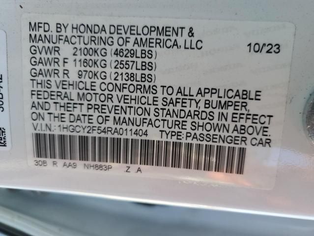 2024 Honda Accord Hybrid Sport