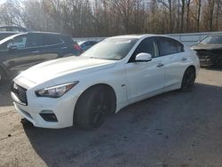 Salvage cars for sale at Glassboro, NJ auction: 2018 Infiniti Q50 Luxe