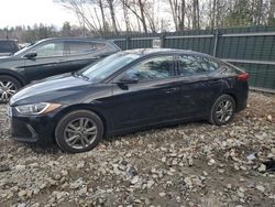 Salvage cars for sale at Candia, NH auction: 2018 Hyundai Elantra SEL