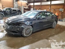 Salvage cars for sale at Ebensburg, PA auction: 2017 Ford Fusion SE