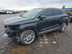 Salvage cars for sale from Copart Woodhaven, MI: 2017 Lincoln MKC Reserve