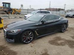 Salvage cars for sale from Copart Cleveland: 2018 Infiniti Q60 RED Sport 400