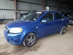 Salvage cars for sale at Houston, TX auction: 2008 Chevrolet Aveo Base