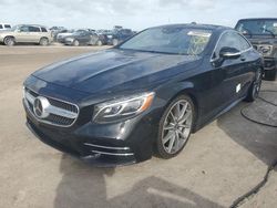 Salvage cars for sale at Riverview, FL auction: 2019 Mercedes-Benz S 560 4matic