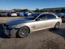 Salvage cars for sale at Las Vegas, NV auction: 2009 BMW 750 LI