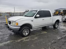 Ford salvage cars for sale: 2002 Ford F150 Supercrew