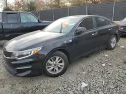 KIA salvage cars for sale: 2016 KIA Optima LX