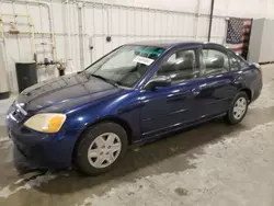 Honda Civic lx salvage cars for sale: 2003 Honda Civic LX