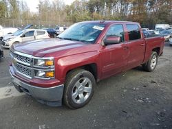 Salvage cars for sale at Waldorf, MD auction: 2015 Chevrolet Silverado K1500 LT