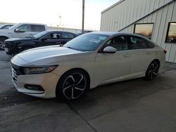 Honda salvage cars for sale: 2019 Honda Accord Sport