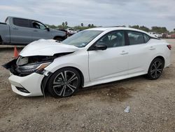 Salvage cars for sale at Mercedes, TX auction: 2022 Nissan Sentra SR