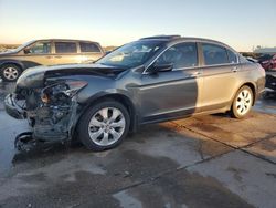 Salvage cars for sale at Grand Prairie, TX auction: 2008 Honda Accord EXL