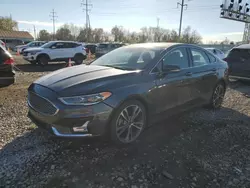 Ford salvage cars for sale: 2020 Ford Fusion Titanium