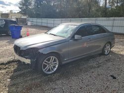 Salvage cars for sale at Knightdale, NC auction: 2013 Mercedes-Benz C 300 4matic