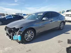 2020 Infiniti Q50 Pure en venta en Grand Prairie, TX