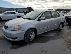 Salvage cars for sale at Orlando, FL auction: 2006 Toyota Corolla CE