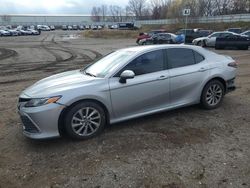 Salvage cars for sale at Davison, MI auction: 2021 Toyota Camry LE