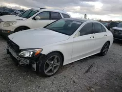 Salvage cars for sale from Copart West Warren, MA: 2018 Mercedes-Benz C 300 4matic