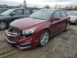 Chevrolet Vehiculos salvage en venta: 2015 Chevrolet Cruze LTZ