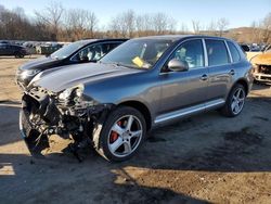 Salvage cars for sale at Marlboro, NY auction: 2004 Porsche Cayenne Turbo