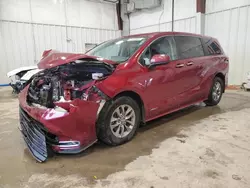 Toyota Vehiculos salvage en venta: 2021 Toyota Sienna XLE