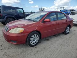 2003 Toyota Corolla CE en venta en Riverview, FL