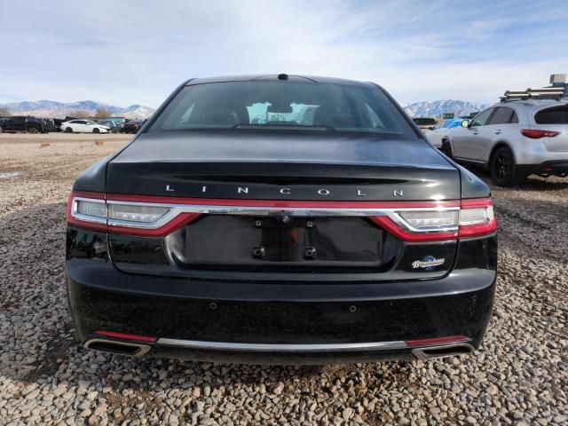 2017 Lincoln Continental Select