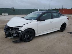 Nissan salvage cars for sale: 2022 Nissan Sentra SR