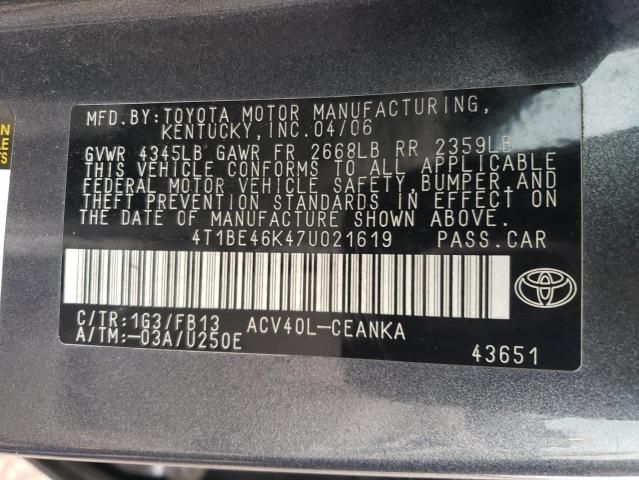 2007 Toyota Camry CE