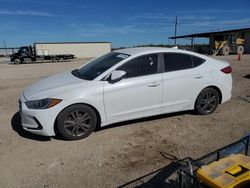 Salvage cars for sale at Temple, TX auction: 2018 Hyundai Elantra SEL