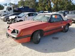 Salvage cars for sale at Ocala, FL auction: 1986 Ford Mustang LX