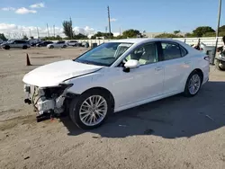 Salvage cars for sale at Miami, FL auction: 2019 Toyota Camry L