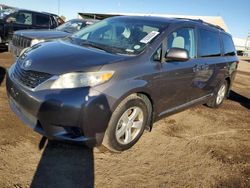 Salvage cars for sale at Brighton, CO auction: 2013 Toyota Sienna LE