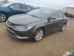 Chrysler salvage cars for sale: 2015 Chrysler 200 Limited