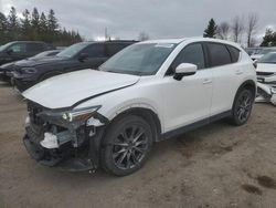 Salvage cars for sale at Bowmanville, ON auction: 2021 Mazda CX-5 Signature