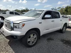 Toyota Tundra Crewmax Limited salvage cars for sale: 2010 Toyota Tundra Crewmax Limited