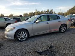 Salvage cars for sale at Riverview, FL auction: 2007 Lexus LS 460