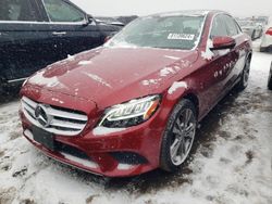 Mercedes-Benz salvage cars for sale: 2020 Mercedes-Benz C 300 4matic