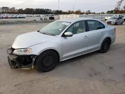 Vehiculos salvage en venta de Copart Dunn, NC: 2013 Volkswagen Jetta SE