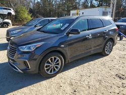 Hyundai Santa fe Vehiculos salvage en venta: 2017 Hyundai Santa FE SE